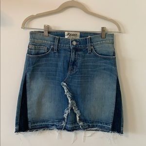 Revice Denim Mini Skirt